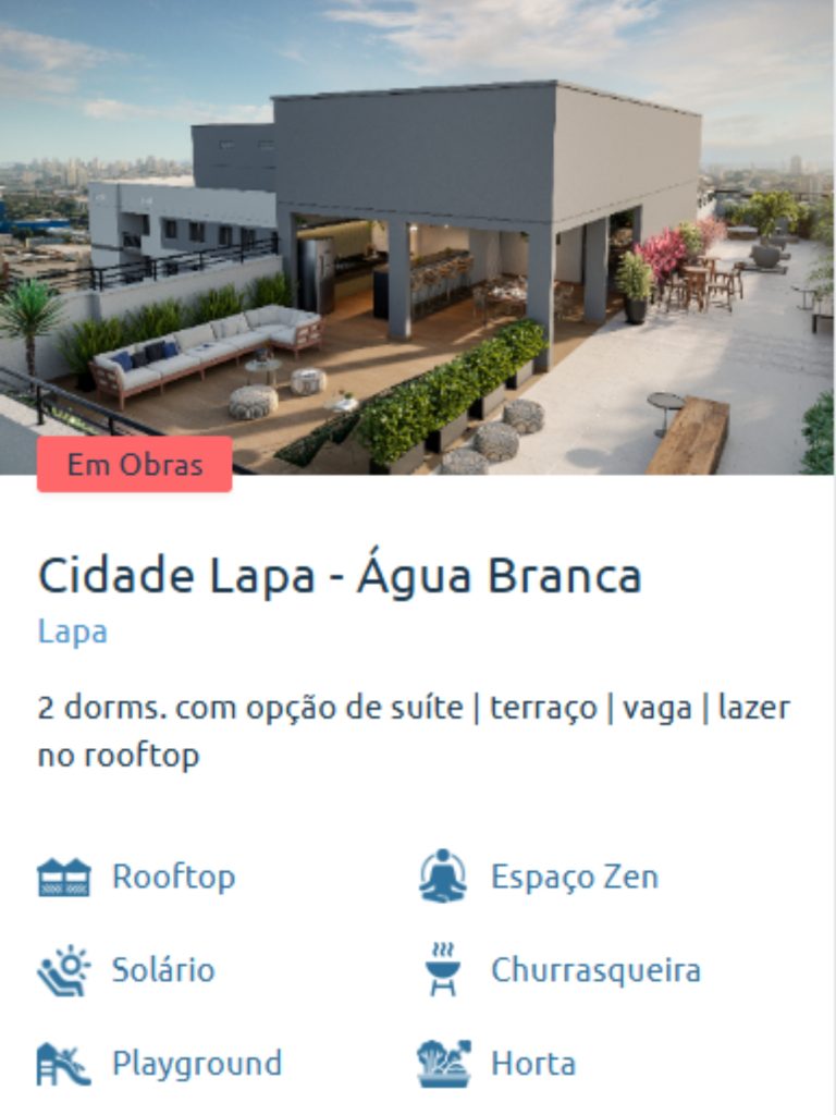 Cidade Lapa - Água Branca