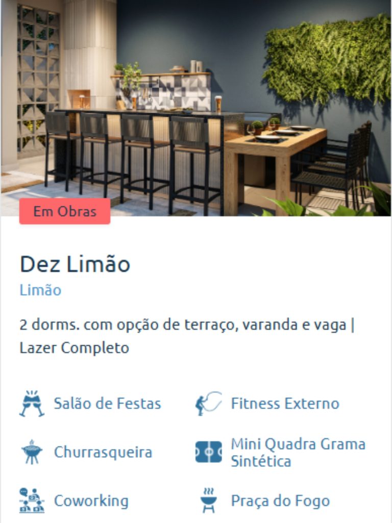 Espaço gourmet do empreendimento Dez Limão, da Cury Construtora, localizado no bairro do Limão, São Paulo. Condomínio com 2 dormitórios, opção de terraço, varanda e vaga, além de lazer completo com salão de festas, coworking, churrasqueira e fitness externo.