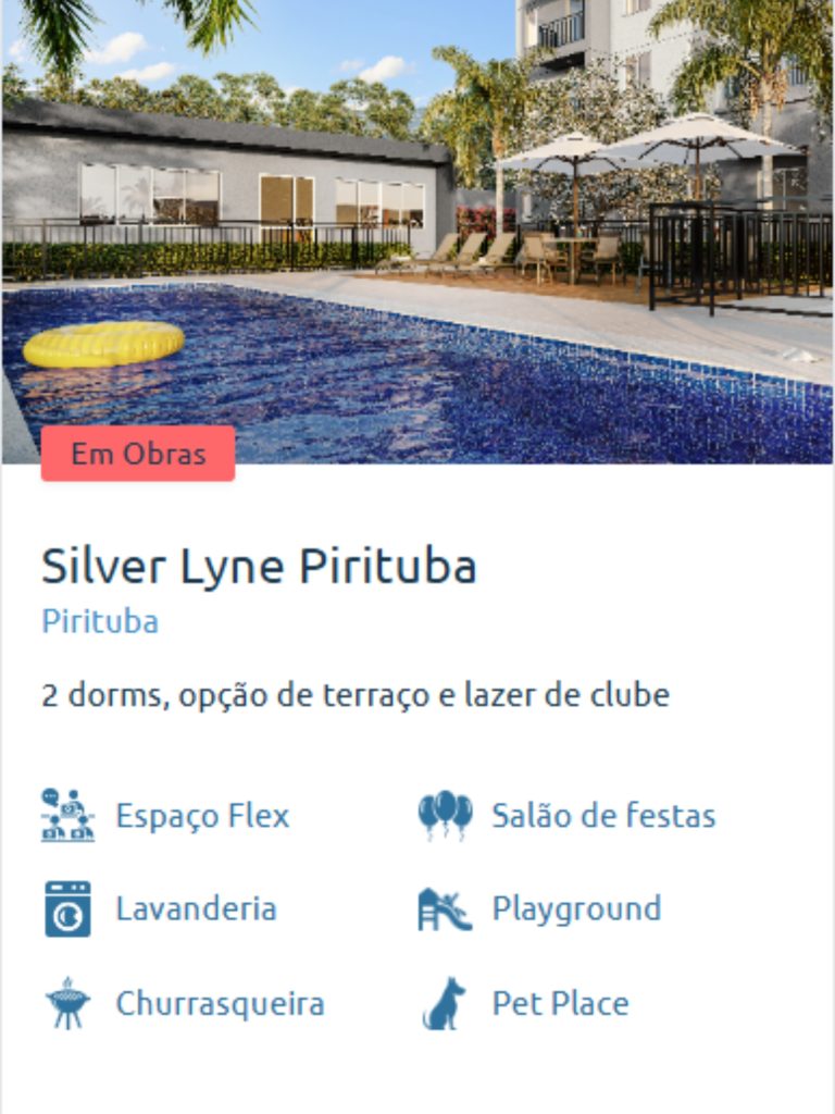 Piscina do Silver Lyne Pirituba com área de lazer completa e paisagismo moderno, localizada em Pirituba.